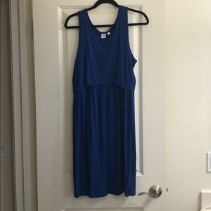 Gap blue maternity nursing dress size medium